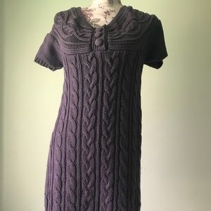 Beautiful Purple Sweater Dress